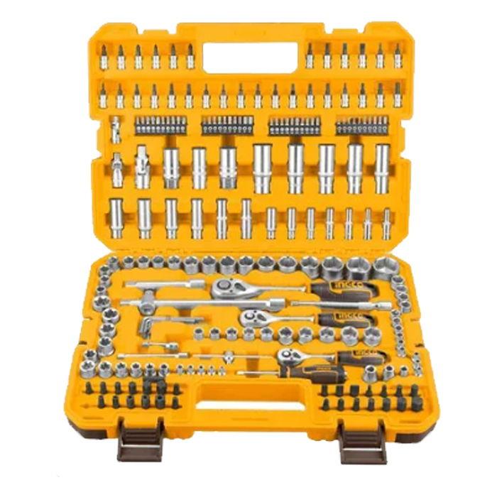INGCO 1/4''-3/8''-1/2'' SOCKETS SET -201PCS