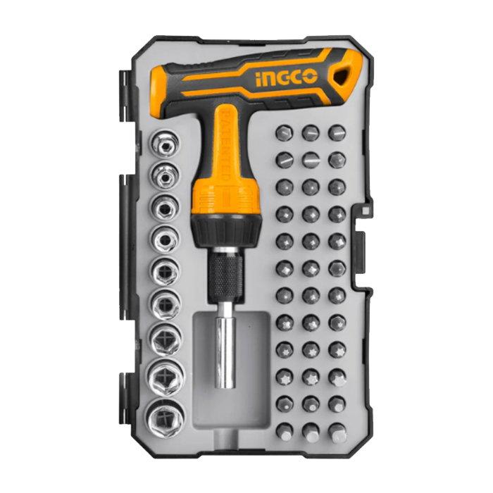 INGCO 47PCS T HANDLE WRENCH SCREW DRIVER SET