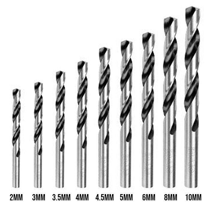 INGCO 9 PCS TWIST DRILL BITS SET