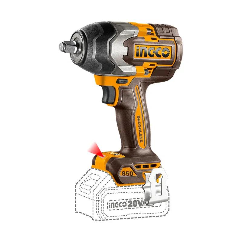 INGCO CORDLESS IMPACT WRENCH 20V WITH BATTERY & CHARGER