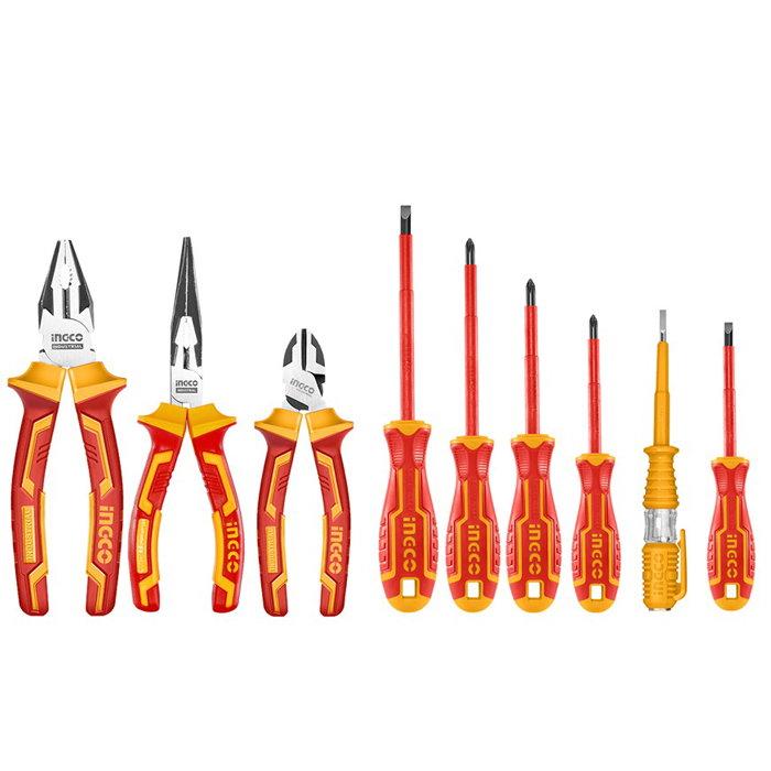 INGCO INSULATED 9PCS HAND TOOLS SET