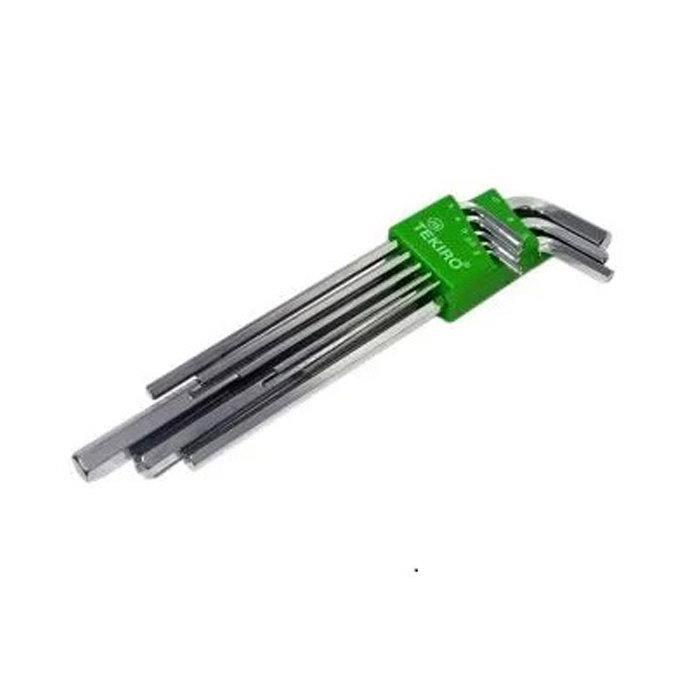 TEKIRO HEX KEY SET 5/64'' - 3/8'' SAE 8 PCS (INCH)